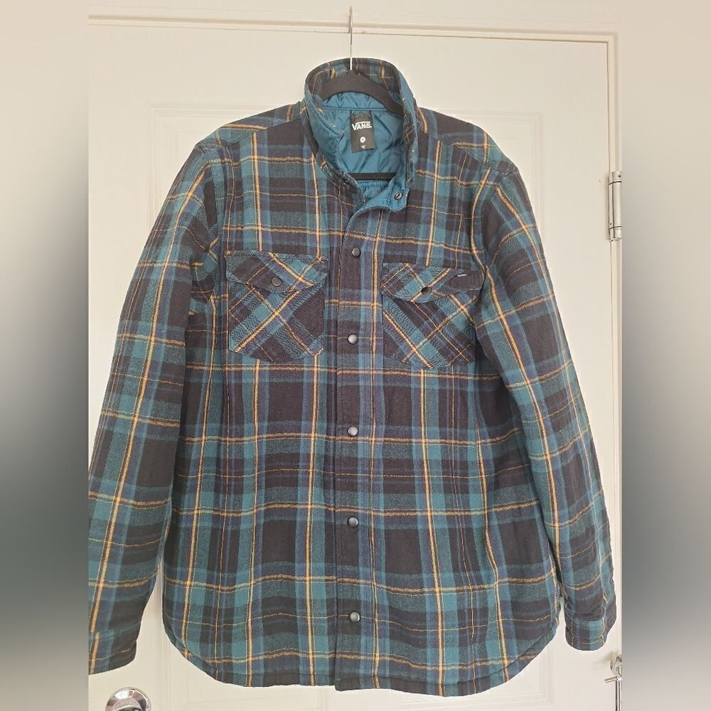 Vans‎ Men's Green and Blue Jacket Size XL